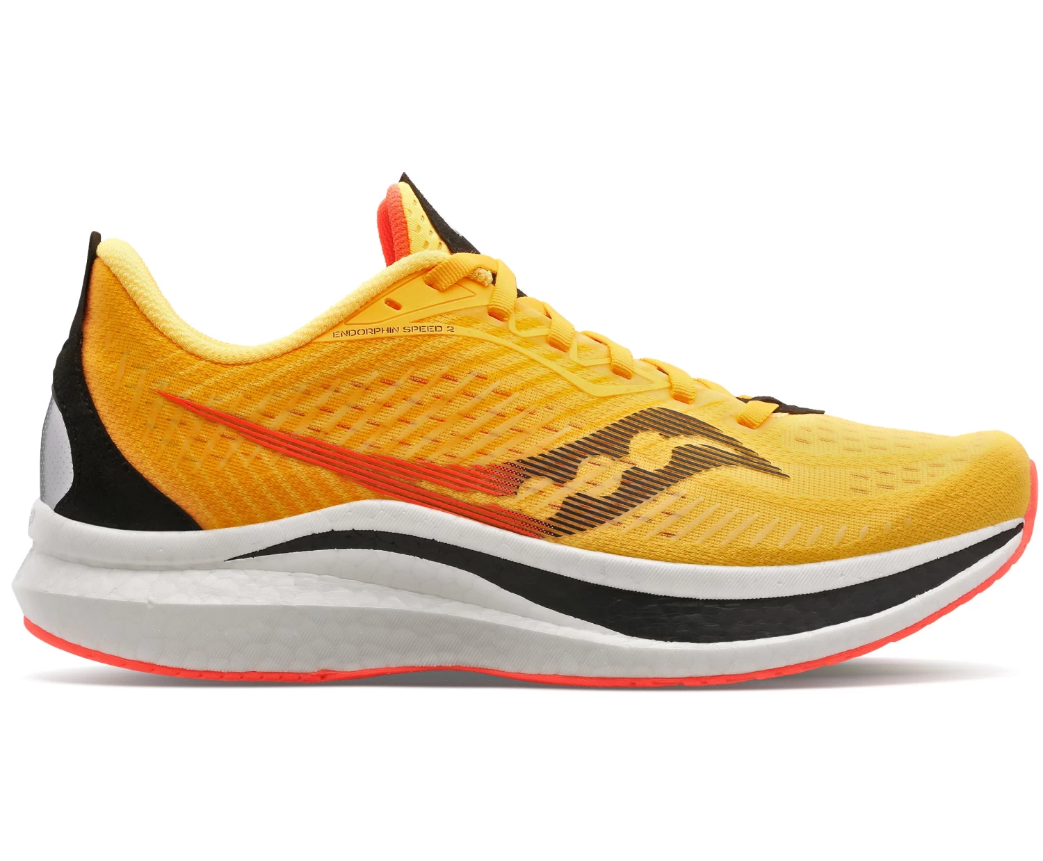 Saucony Men's Endorphin Speed 2 (16 - VIZI Gold/VIZI Red) 1 Saucony Men's Endorphin Speed 2 (16 - VIZI Gold/VIZI Red)