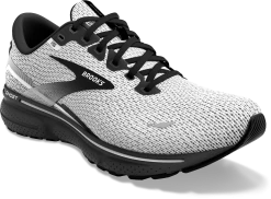 BROOKS Men's Ghost 15 (121 - White/Black) -Saucony Store 01D96182 8CE9 4435 8B55 24986315F2FA