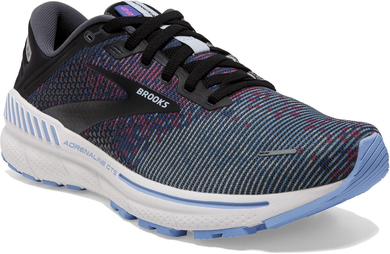 BROOKS Women’s Adrenaline GTS 22 “Pixel Pack” (523 - Lavender/Black/Grey) 3 BROOKS Women’s Adrenaline GTS 22 “Pixel Pack” (523 - Lavender/Black/Grey) - Image 3