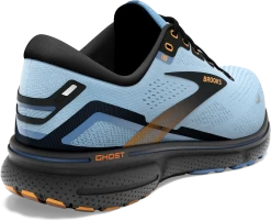 BROOKS Women's Ghost 15 (437 - Light Blue/Black/Yellow) -Saucony Store 030245A7 57F3 4C9B 8AAD 26130C159627