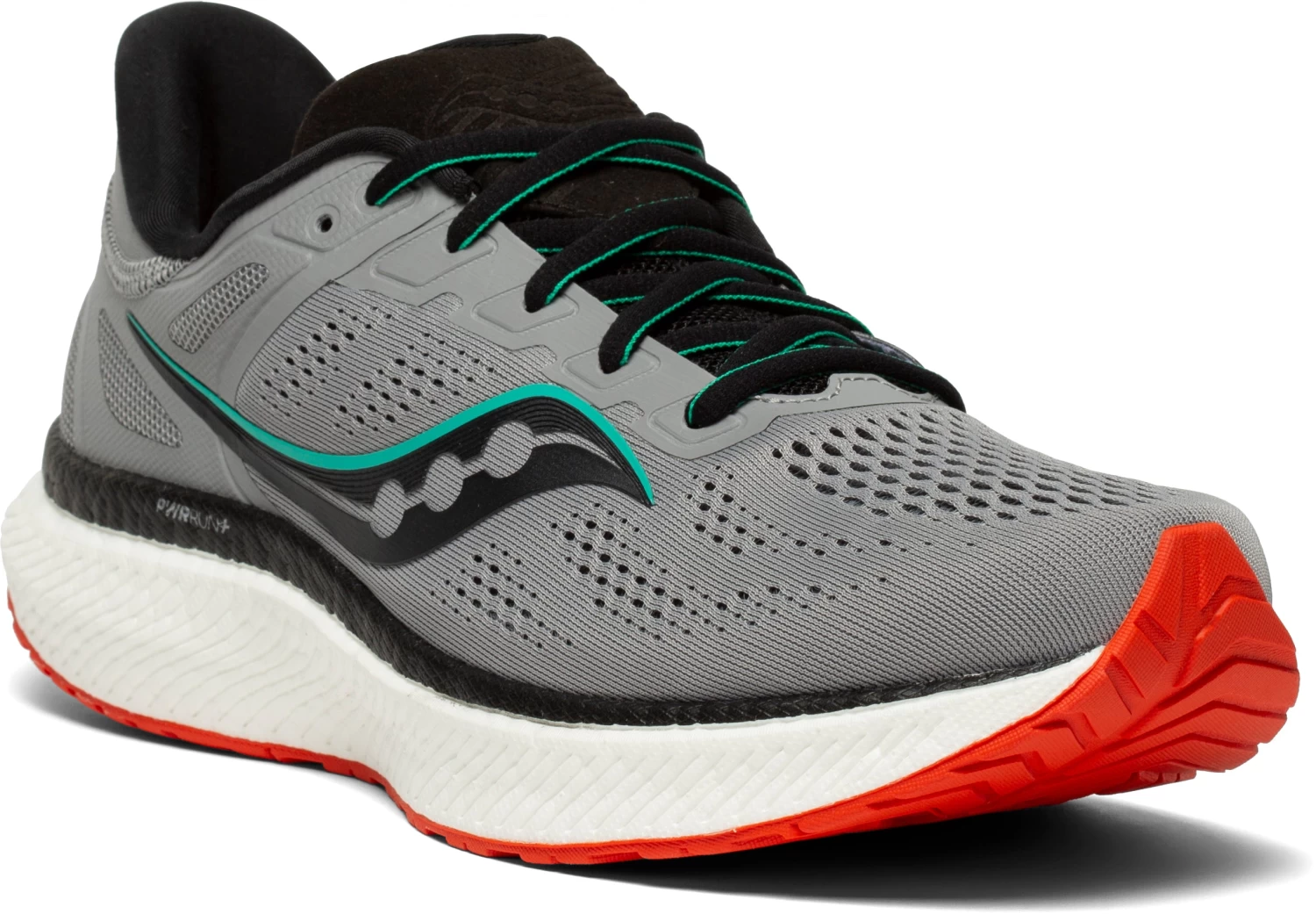 Saucony Men's Hurricane 23 (20 - Alloy/Scarlett) 3 Saucony Men's Hurricane 23 (20 - Alloy/Scarlett) - Image 3