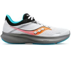 Saucony Men’s Ride 16 (85 - White/Gravel)