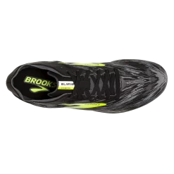 BROOKS Unisex ELMN8 V5 (081 - Black/Grey/Nightlife) -Saucony Store 100034 081 o elmn8 v5 unisex running flats