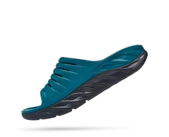 Hoka Men's Ora Recovery Slide (BCBT - Blue Coral/Butterfly) -Saucony Store 1099673 BCBT 4