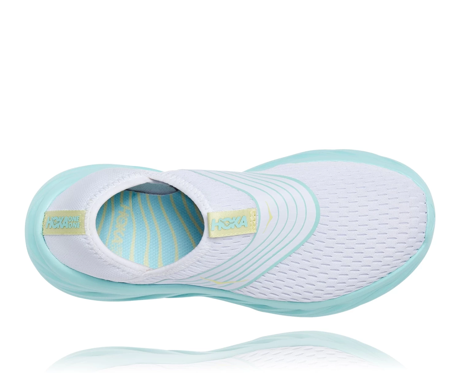 Hoka Women's Ora Recovery Shoe (WBTN - White/Blue Tint) 3 Hoka Women's Ora Recovery Shoe (WBTN - White/Blue Tint) - Image 3