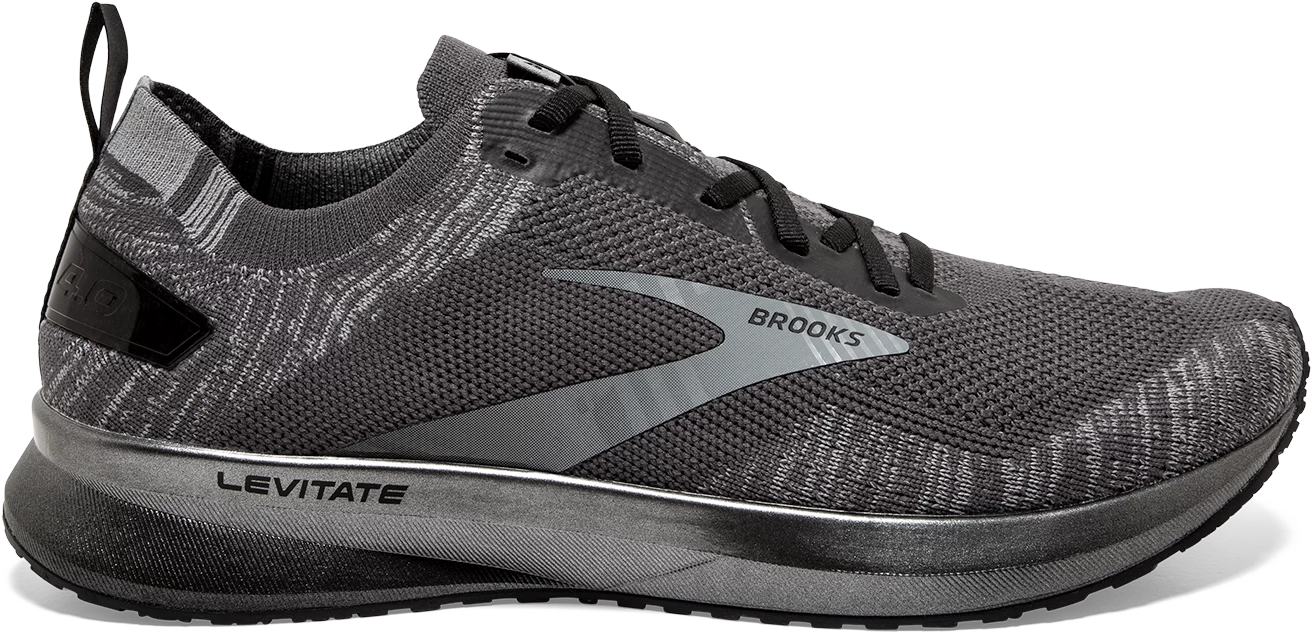 BROOKS Men's Levitate 4 (095 - Blackened Pearl/grey/black) 1 BROOKS Men's Levitate 4 (095 - Blackened Pearl/grey/black)