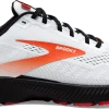 BROOKS Men's Launch 8 (198 - White/Black/Red Clay)