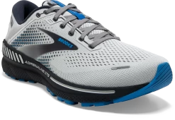 BROOKS Men's Adrenaline GTS 22 (023 - Oyster/India Ink/Blue) -Saucony Store 110366 023 A Adrenaline GTS 22