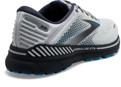BROOKS Men's Adrenaline GTS 22 (023 - Oyster/India Ink/Blue) -Saucony Store 110366 023 H Adrenaline GTS 22
