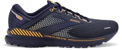 BROOKS Men’s Adrenaline GTS 22 (438 - Peacoat/Grey/Sunflower)