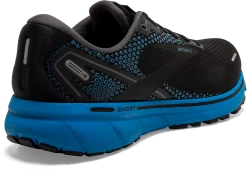 BROOKS Men's Ghost 14 (056 - Black/Blackened Pearl/Blue) -Saucony Store 110369 056 H Ghost 14