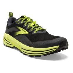 BROOKS Men's Cascadia 16 WIDE (029 - Black/Ebony/Nightlife) -Saucony Store 110376 029 a cascadia 16 mens trail running shoe