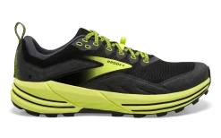 BROOKS Men's Cascadia 16 WIDE (029 - Black/Ebony/Nightlife)