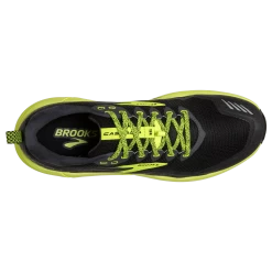 BROOKS Men's Cascadia 16 WIDE (029 - Black/Ebony/Nightlife) -Saucony Store 110376 029 o cascadia 16 mens trail running shoe