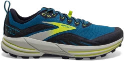 BROOKS Men's Cascadia 16 (469 - Mykonos Blue/Peacoat/Lime)