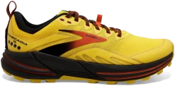 BROOKS Men's Cascadia 16 (745 - Yellow/Black/Grenadine)