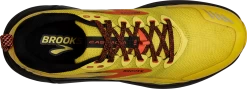 BROOKS Men's Cascadia 16 (745 - Yellow/Black/Grenadine) -Saucony Store 110376 745 O Cascadia 16