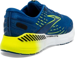 BROOKS Men’s Glycerin GTS 20 (482 - Blue/Nightlife/White) -Saucony Store 110383 482 H Glycerin GTS 20