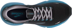 BROOKS Men's Ghost 15 (056 - Black/Blackened Pearl/Blue) -Saucony Store 110393 056 O Ghost 15