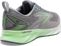 BROOKS Men's Levitate 6 (312 - Primer Grey/Neon Green) 9 BROOKS Men's Levitate 6 (312 - Primer Grey/Neon Green) -Saucony Store 110395 312 H Levitate 6