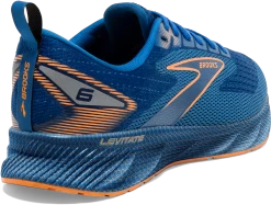 BROOKS Men's Levitate 6 (405 - Classic Blue/Orange) -Saucony Store 110395 405 H Levitate 6