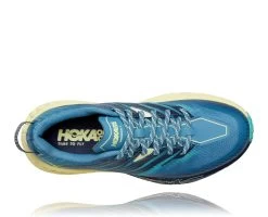 Hoka Women's Speedgoat 4 (PBLG - Provincial Blue/Luminary Green) -Saucony Store 1106527 PBLG 5