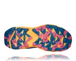 Hoka Women's Torrent 2 (MBSF - Moroccan Blue / Saffron) -Saucony Store 1110497 MBSF 6