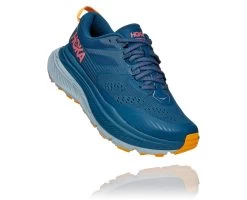 Hoka Women's Stinson ATR 6 (MBSF - Moroccan Blue/Saffron)