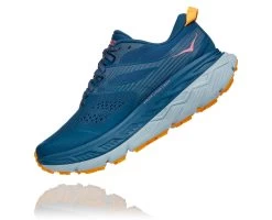 Hoka Women's Stinson ATR 6 (MBSF - Moroccan Blue/Saffron) -Saucony Store 1110507 MBSF 4
