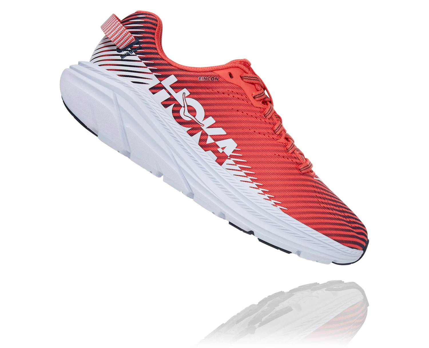 Hoka Women’s Rincon 2 (HCWH - Hot Coral/White) 2 Hoka Women’s Rincon 2 (HCWH - Hot Coral/White) - Image 2