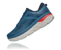 Hoka Men's Bondi 7 (RTOS - Real Teal/Outer Space) 6 Hoka Men's Bondi 7 (RTOS - Real Teal/Outer Space) -Saucony Store 1110518 RTOS 4