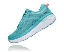 Hoka Women's Bondi 7 (AEBL - Aquarelle/Eggshell Blue) -Saucony Store 1110519 AEBL 4