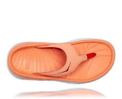 Hoka Women's Ora Recovery Flip (CFST - Cantaloupe/Fiesta) -Saucony Store 1117910 CFST 5