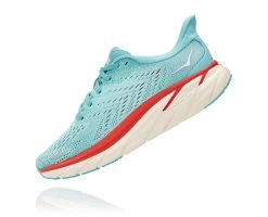 Hoka Women's Clifton 8 (AEBL - Aquarelle/Eggshell Blue) -Saucony Store 1119394 AEBL 4