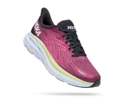Hoka Women's Clifton 8 (BGIR - Blue Graphite/Ibis Rose)
