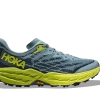 Hoka Men's Speedgoat 5 (SBDCT - Stone Blue/Dark Citron)