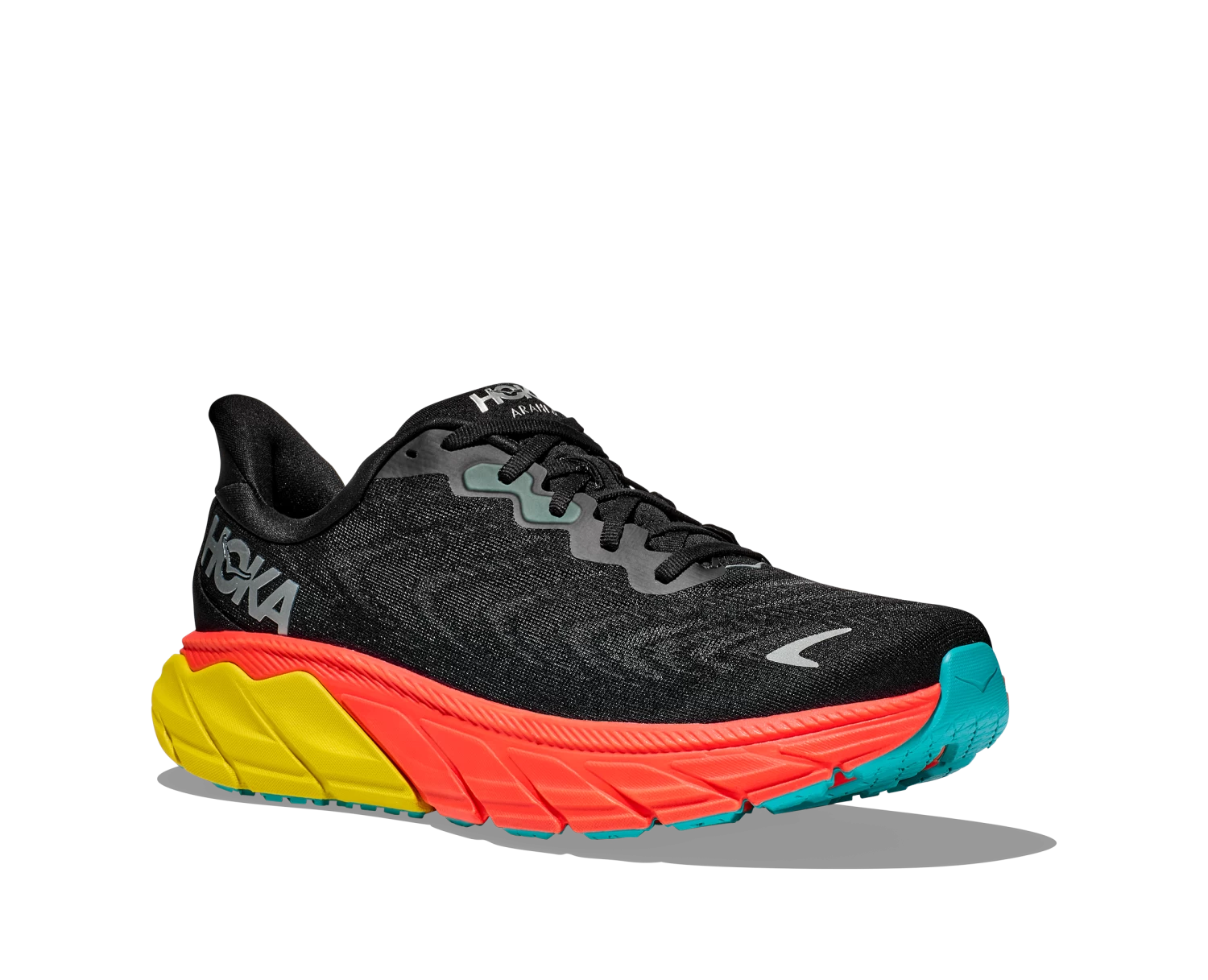 Hoka Men's Arahi 6 (BFLM - Black/Flame) 4 Hoka Men's Arahi 6 (BFLM - Black/Flame) - Image 4