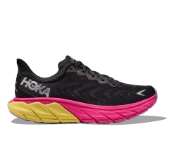 Hoka Women's Arahi 6 (BPYR - Black/Pink Yarrow)