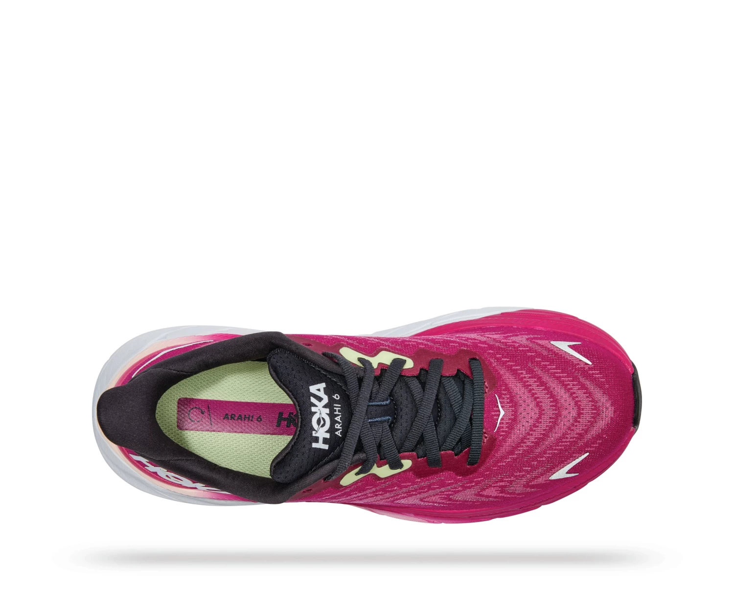 Hoka Women's Arahi 6 (FFIR - Festival Fuchsia/Ibis Rose) 5 Hoka Women's Arahi 6 (FFIR - Festival Fuchsia/Ibis Rose) - Image 5