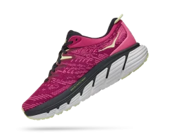 Hoka Women's Gaviota 4 (FFBG - Festival Fuchsia/Blue Graphite) -Saucony Store 1123199 FFBG 4