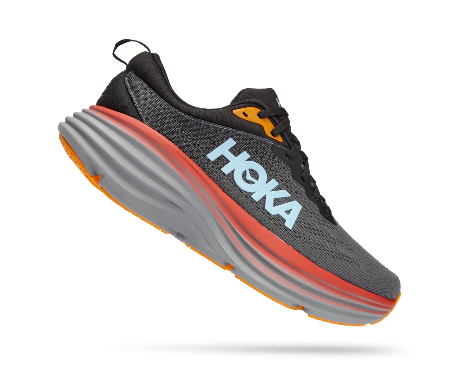 Hoka Men's Bondi 8 (ACTL - Anthracite/Castlerock) 2 Hoka Men's Bondi 8 (ACTL - Anthracite/Castlerock) - Image 2