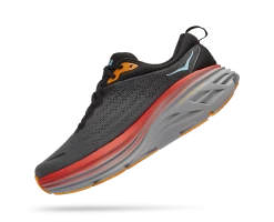 Hoka Men's Bondi 8 (ACTL - Anthracite/Castlerock) 9 Hoka Men's Bondi 8 (ACTL - Anthracite/Castlerock) -Saucony Store 1123202 ACTL 4