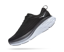 Hoka Men's Bondi 8 (BWHT - Black/White) -Saucony Store 1123202 BWHT 4