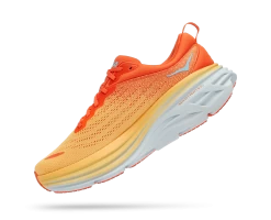 Hoka Men's Bondi 8 (PBAY - Puffin's Bill/Amber Yellow) -Saucony Store 1123202 PBAY 4