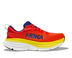 Hoka Men's Bondi 8 (RAFL - Red Alert/Flame)