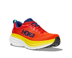 Hoka Men's Bondi 8 (RAFL - Red Alert/Flame) 11 Hoka Men's Bondi 8 (RAFL - Red Alert/Flame) -Saucony Store 1123202 RAFL 6