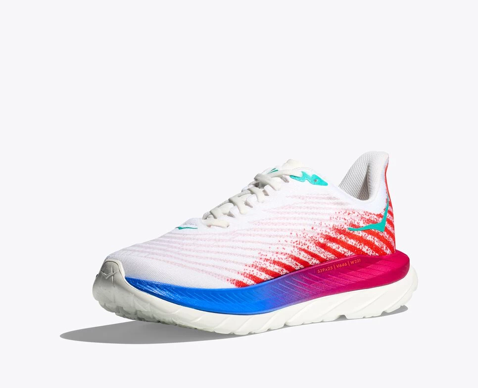 Hoka Men's Mach 5 (WFM - White/Flame) 3 Hoka Men's Mach 5 (WFM - White/Flame) - Image 3