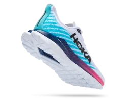 Hoka Men's Mach 5 (WSBB - White/Scuba Blue) -Saucony Store 1127894 WSBB 3