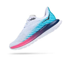 Hoka Women's Mach 5 (WSBB - White/Scuba Blue) -Saucony Store 1127894 WSBB 4 f3d6e61b 899e 4bae 8323 14e938677202