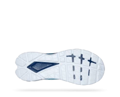 Hoka Men's Mach 5 (WSBB - White/Scuba Blue) -Saucony Store 1127894 WSBB 6